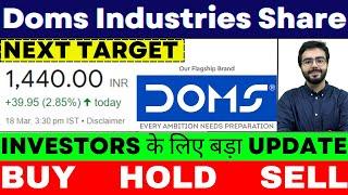 doms industries share latest news | doms industries share | doms industries ipo | doms industries |