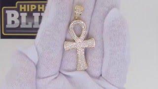 Egyptian Ankh Cross | CZ Micro Pave Set Bling Bling