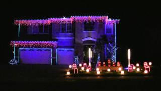 Halloween Light Show 2010 HD - Sandstorm Techno ( Darude )