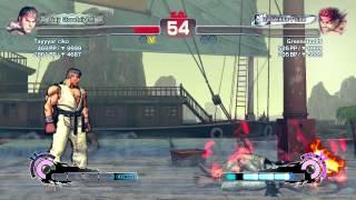 SSF4:AE Ryu ( Tayyyarciko ) VS Evil Ryu ( Greenalex89 ) Ranked Match