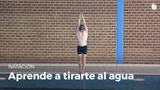 Aprende a tirarte al agua en la piscina