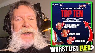 Dutch Mantell Lists His Top 10 British Wrestlers EVER & Buries Ariel Helwani's Own Top 10 List!