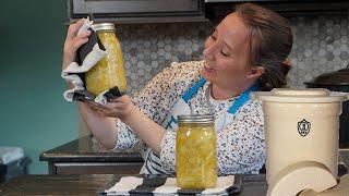 Homemade Sauerkraut in a Crock | Canning and Fermenting Sauerkraut Recipe