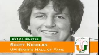 Scott Nicolas - University of Miami Sports Hall of Fame