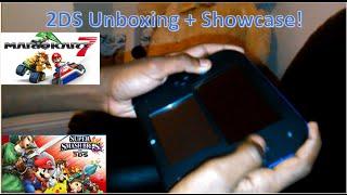 Mario Kart 7 Nintendo 2DS Bundle Unboxing! (with Super Smash Bros. 3DS)