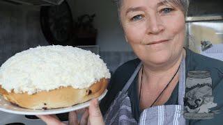 Boston Fruit Bun Recipe with Traditional Mock Cream Icing