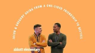 jacob & gregory going from a one-sided friendship to besties|| abbott elementary
