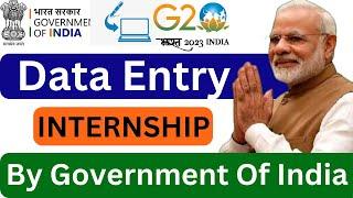 Remote Data Entry Jobs | Data Entry Internship | Data Entry Operator Internship