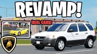 PLAYING THE ORIGINAL GREENVILLE REVAMP! (REAL CARS) - Roblox Greenville