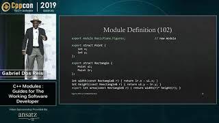 CppCon 2019: Gabriel Dos Reis “Programming with C++ Modules: Guide for the Working”