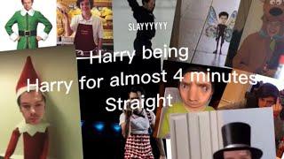 Harry Styles being Harry Styles for almost 4 minutes straight  || Hazzas House