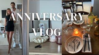 two year anniversary vlog w George | Brunch, paint and sip, walks, and dinner