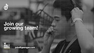 Join our team. Be a part of The GeengerGrp. #WeMakeItHappen #GeengerGrp