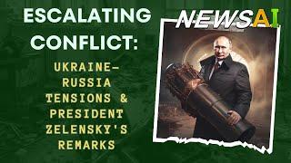 Escalating Conflict: Ukraine-Russia Tensions & President Zelensky's Remarks | Russia  | Ukraine