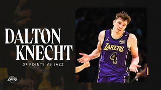 Dalton Knecht ERUPTS for 37 points! (NINE 3-pointers Ties Rookie Record) | Los Angeles Lakers