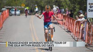 Transgender woman's US cycling win within rules, Union Cycliste Internationale says