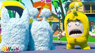 Bubble Monster | 1 Hour Oddbods Full Episodes | Moonbug No Dialogue Comedy Cartoons for Kids