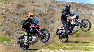 2022 Yamaha Tenere 700 Rally vs Aprilia Tuareg 660 | Off and on-road comparison