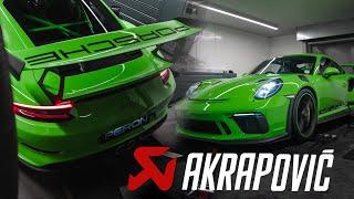 PORSCHE GT3RS X AKRAPOVIC EXHAUST - PERON AUTOMOTIVE