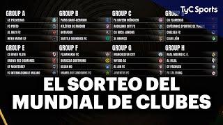 ¡ASÍ QUEDARON los GRUPOS del MUNDIAL de CLUBES 2025! - RESUMEN del SORTEO