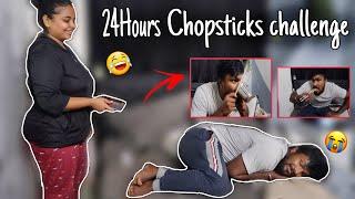 RAM USING CHOPSTICKS AS HANDS FOR 24 HRS  *Revenge mode*