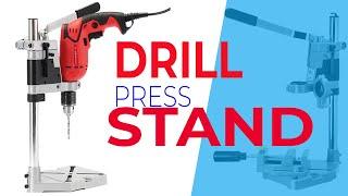 Drill Press Stand Unboxing and Test | How To Use A Drill Stand for Portable Drills | Tools Review