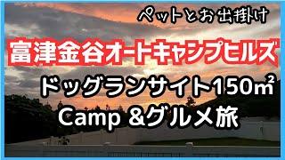 南房総Camp &グルメ旅　富津金谷オートキャンプヒルズ　ドッグランサイト