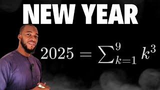 Happy new 2025 | New year Math | summation of n³ [1,9]