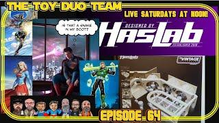 The Toy Duo Team Episode 64: Action Figure Newsd and more! Superman HASLAB rumor and reveals