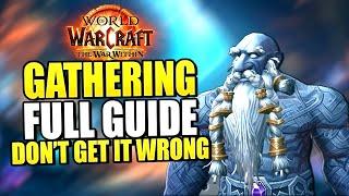 WoW War Within Gathering Guide - BEST Spec And HIDDEN Nodes Guide