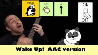 Wake Up! AAC version | Kids Music | Boardmaker | Puppets