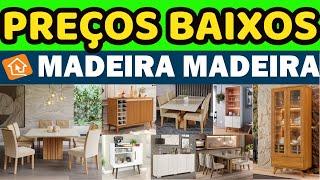 MÓVEIS SALA DE JANTAR MADEIRA MADEIRA PREÇOS BAIXOS E OFERTAS SALA DE JANTAR ACHADOS PROMO