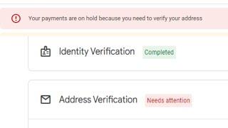 PIN VERIFICATION FOR GOOGLE ADSENSE Your Payments Are On Hold Because You Need To Verify Your Addres
