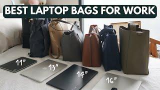 BEST LAPTOP BAGS FOR WORK | 16" Device Size | Review + Comparison | Celine, Bellroy, Tory Burch