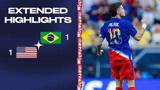 USMNT vs. Brazil | EXTENDED HIGHLIGHTS | June 12, 2024