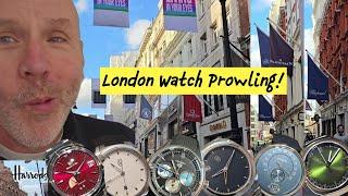 (more) LONDON WATCH PROWLING!  Tag Heuer, H Moser, Parmigiani, Grand Seiko, MORE!