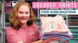 The Best Colored Shirts for Sublimation and How to Use Them