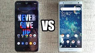 AQUA SHARP R2 VS SONY XPERIA XZ2 SPEED TEST || HO WILL WIN ||