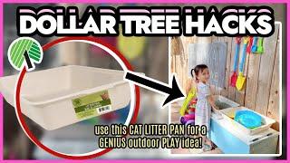 DOLLAR TREE OUTDOOR PLAY HACKS | SUMMER PLAY AREA IDEAS