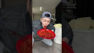 SPICY AND TASTY NOODLES | MUKBANG ASMR EATING | #shorts #mukbang #food #eating #spicy