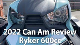 2022 Can Am Ryker 600 Review. Up close with all the features and differences from past Rykers.