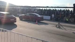 Mercedes-Benz E63S Vs Porsche Panamera GTS Sport Turismo E-Hybrid DragRace