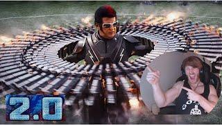 Robot 2.0 Climax Insane Fight Scene   Full Movie Reaction By Foreigner   RAJINIKANTH Movie 8