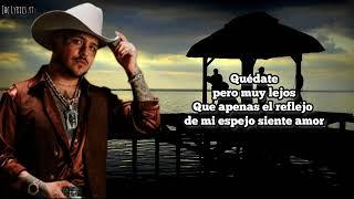 Christian Nodal - Quédate ( Letra/Lyrics )