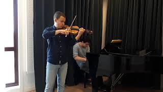 Laurentiu STOIAN  is performing "TZIGANE" by  M. RAVEL