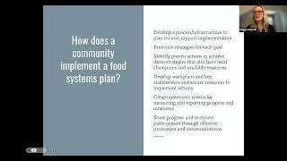 San Juan Islands Food Systems Plan- Lunch & Learn