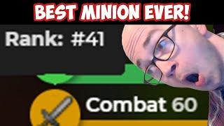 Get Combat Level 60 ENTIRELY From MINIONS! (Plus INSANE PROFIT) - Hypixel Skyblock