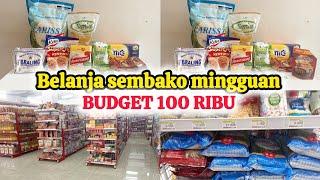 BELANJA SEMBAKO MINGGUAN BUDGET 100 RIBU ‼️| CARA HEMAT ANGGARAN BELANJA BULANAN| GROCERY SHOPPING