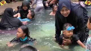 Berenang di kolam renang anak gucci forest