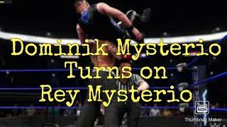 TheMan Games - Dominik Mysterio Attacks Rey Mysterio!!! WWE 2k20